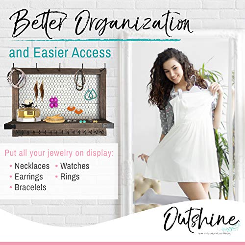 Wall Hanging Jewelry Organizer L468