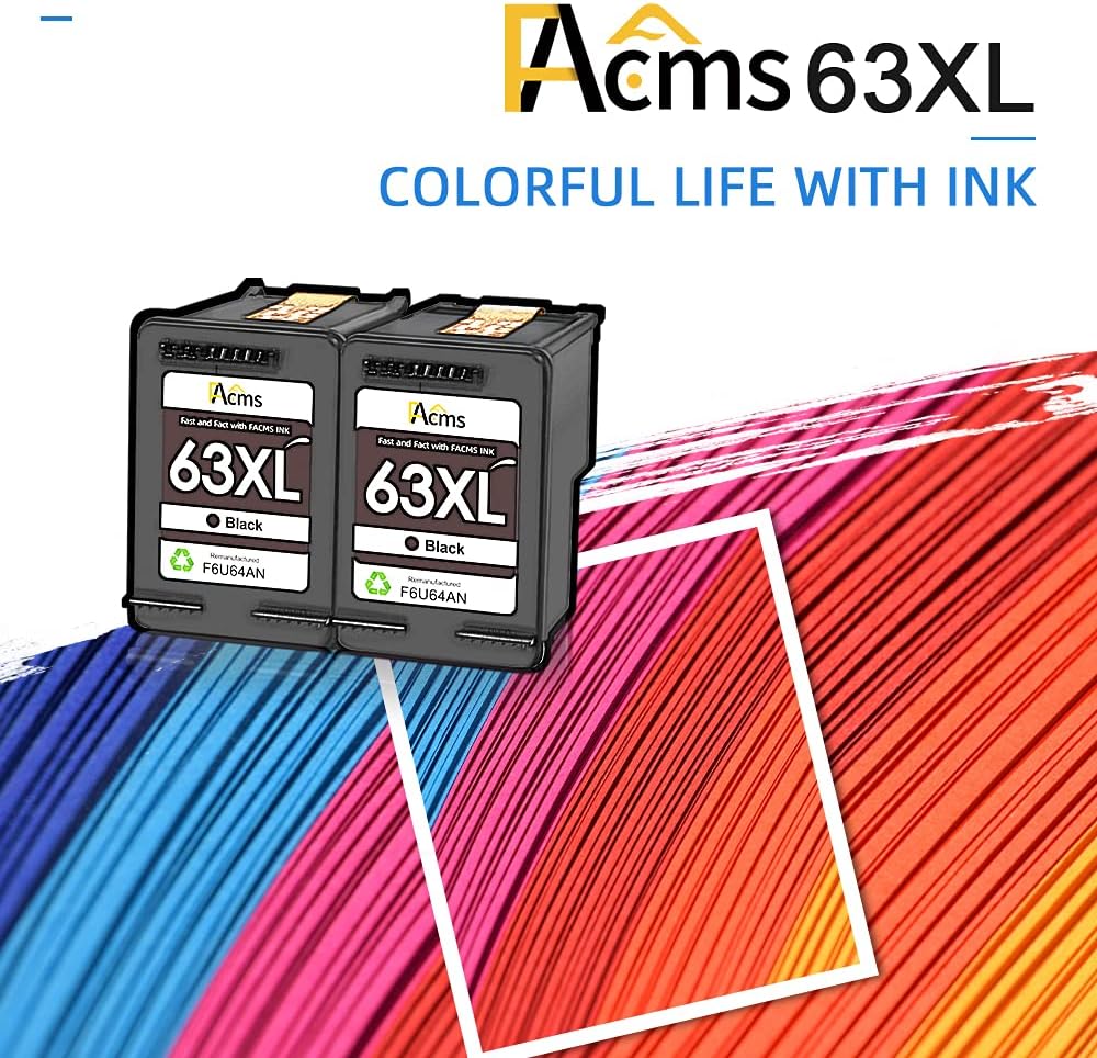 Black 63XL Ink Cartridge (2 Black) A94152
