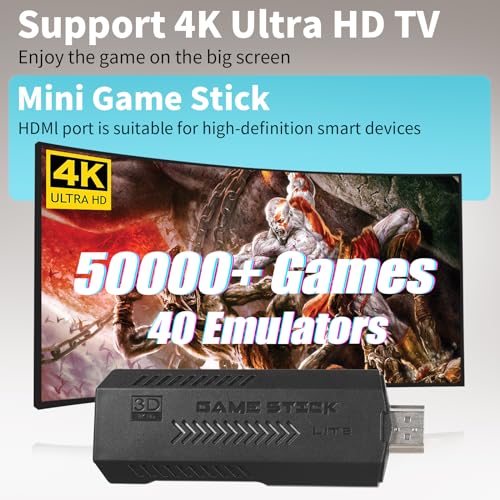 Wireless Retro Game Console with 20,000 Games and Dual 2.4G Wireless Controllers E691