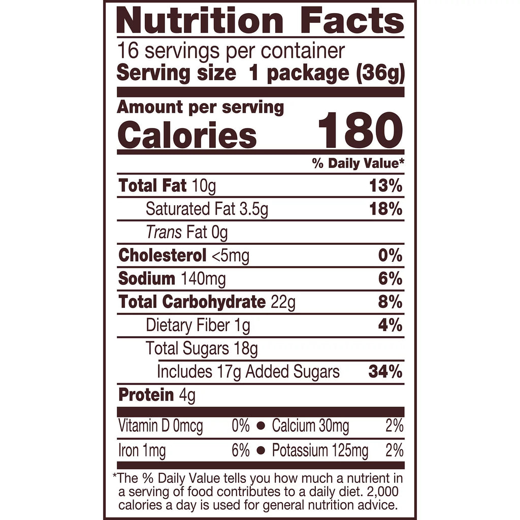 Milk Chocolate Peanut Butter Cups Candy, 1.3 oz, 16 Count P1199