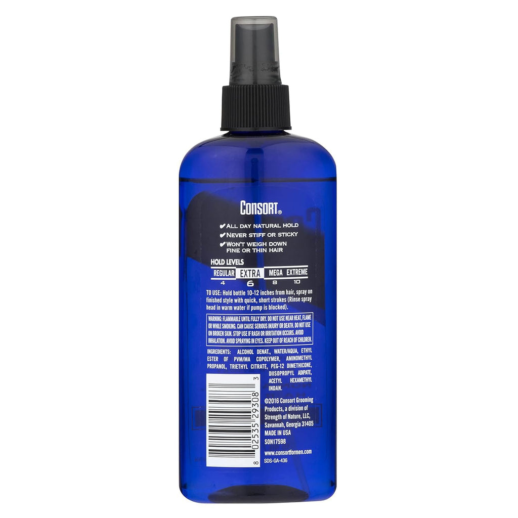 Unscented Hair Spray 8oz Pump 3 Pack U95507