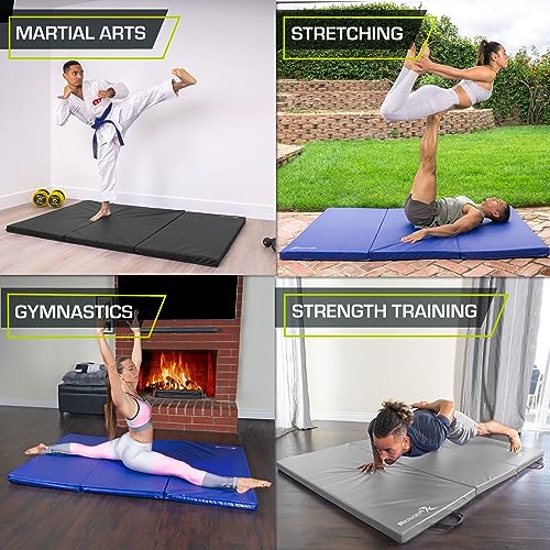 Tri-Fold Folding Exercise Mats 6 x 4-in U8419