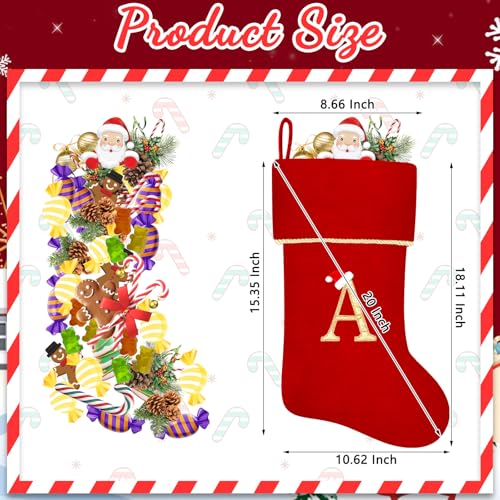 Blue Velvet Christmas Stocking with Gold Trim C66267