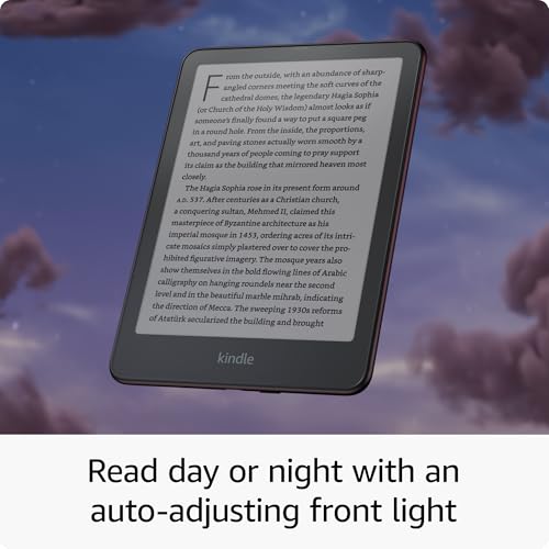 32GB Kindle with auto-adjusting front light and wireless charging Z7107