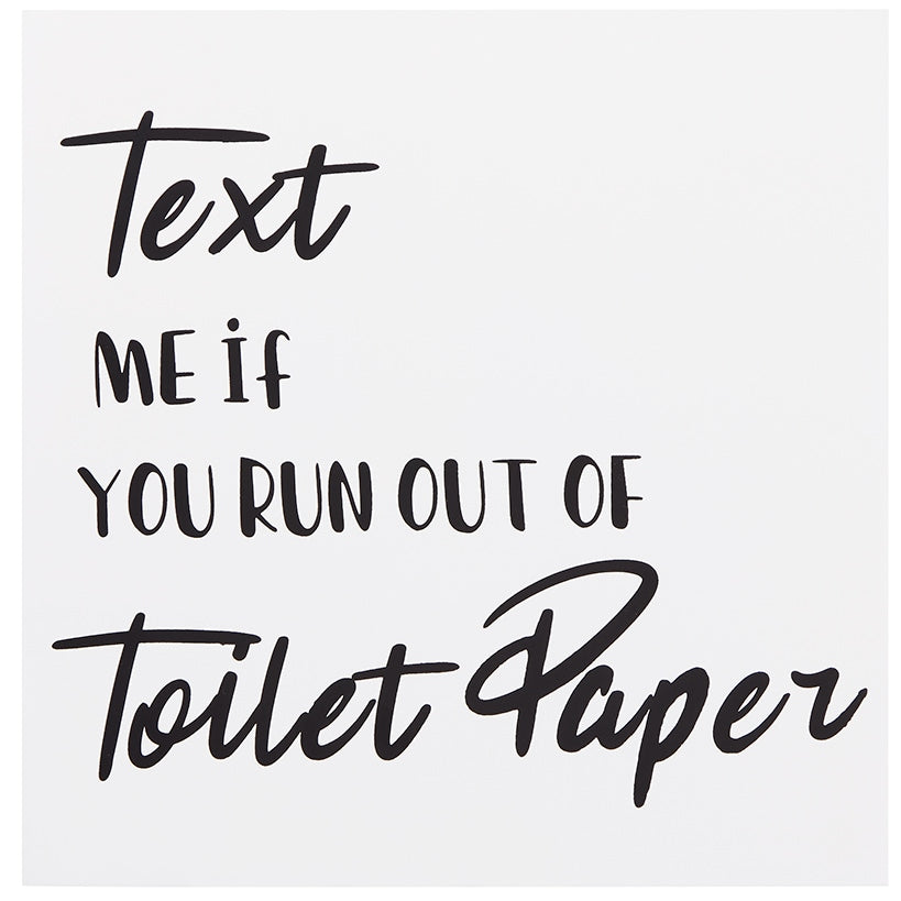Humorous Bathroom Wall Art