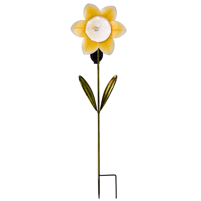 Solar Birdfeeder Stakes Flower or Butterfly