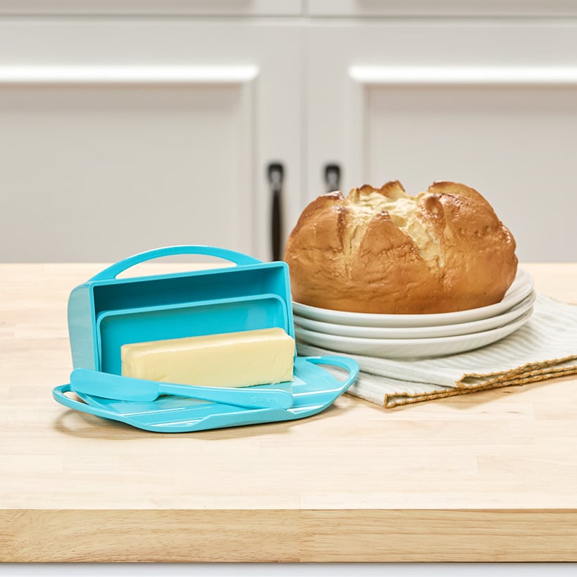 Butterie Flip-Top Butter Dish with Matching Spreader