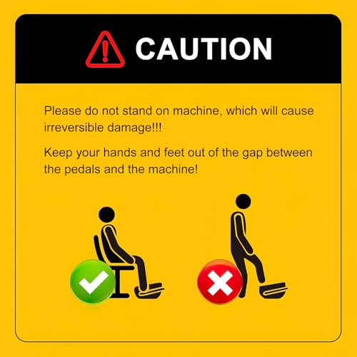 Under Desk Elliptical Machine 5 Modes 12 Speeds Low Impact Mini Electric Leg Exerciser with Non-Slip Mat V941299