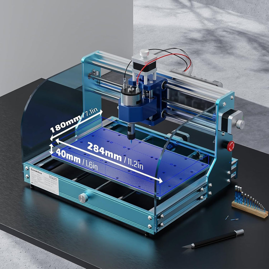 CNC Milling Machine with Aluminum Z Axis Assembly D487224