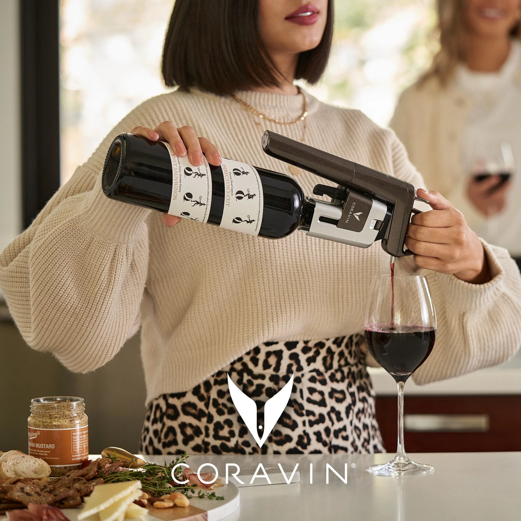 Burgundy Wine Preservation System with 3 Gas Capsules H5530