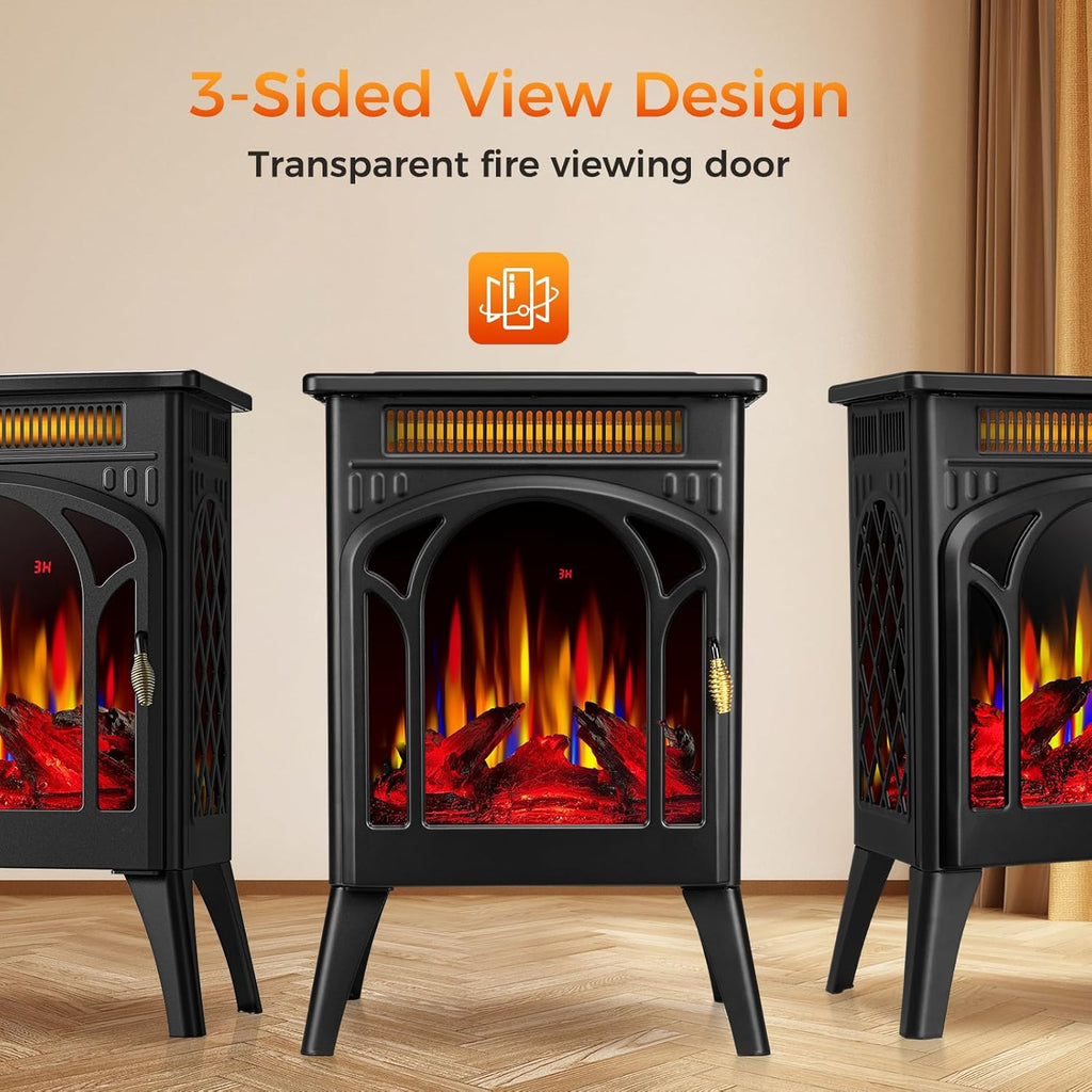 1500W Infrared Electric Stove Heater with Remote Control D77744