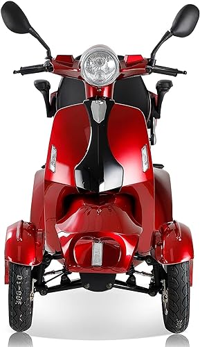 Red 4 Wheel Electric Mobility Scooter Z10950