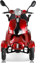 Red 4 Wheel Electric Mobility Scooter Z10950