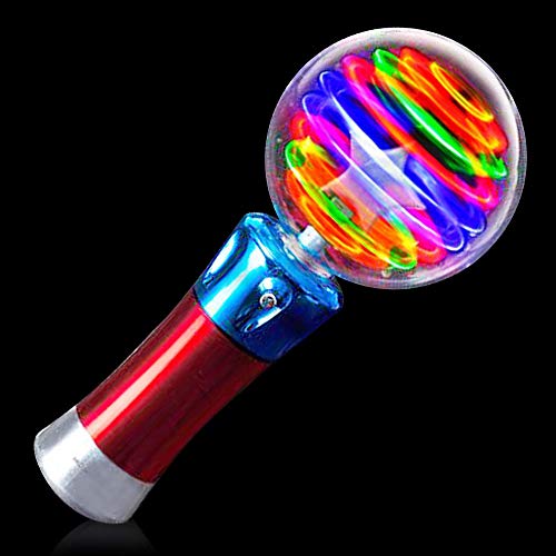 7.5 Inch Light Up Magic Ball Toy Wands, Set of 2 C7772