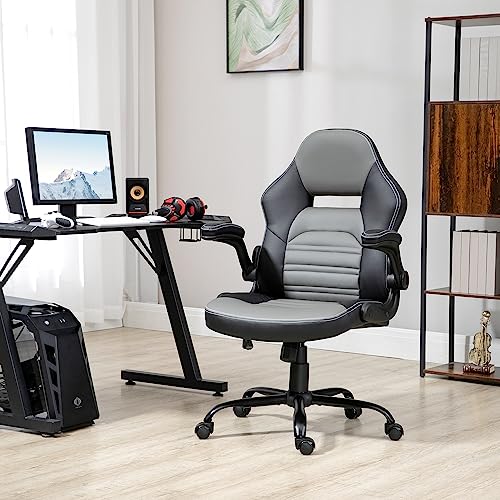 Black Executive Office Chair with Wide Seat O789