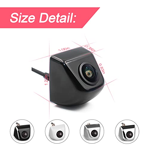 Waterproof Rear View Camera with Moveable Guideline, HD 960x720 Image, 4 Layer Glass Lens 155 Degree Wide View Angle K9195