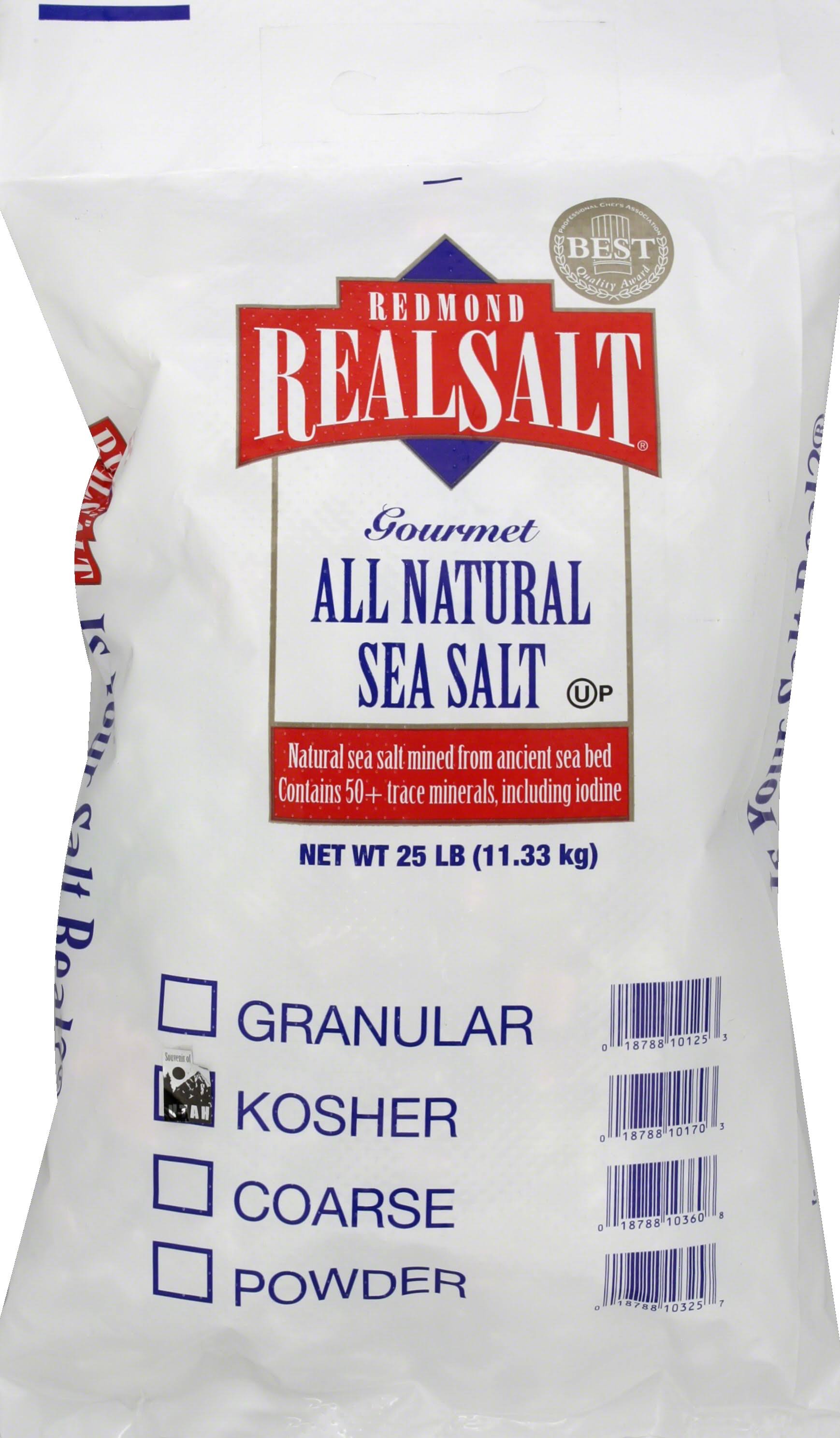 25 lb Kosher Sea Salt V7446