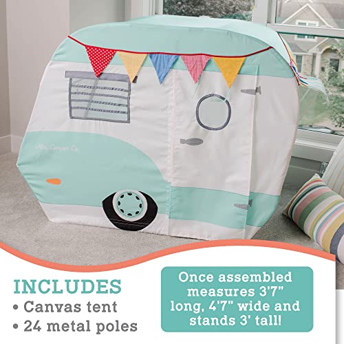 Camper Playhouse – 43 x 55 x 36 inch Cotton Canvas Play Set H983724