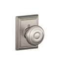 Bright Brass Georgian Door Knob Privacy Lock U288