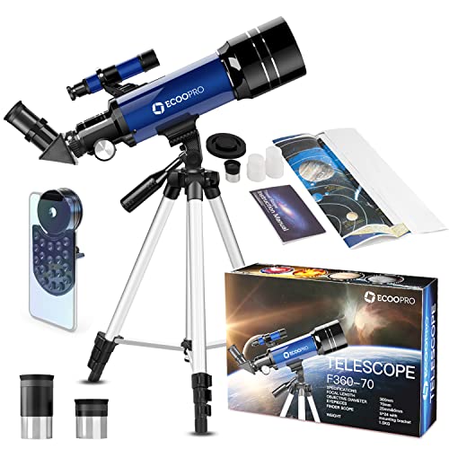 70mm Refractor Telescope with Adjustable Tripod N823