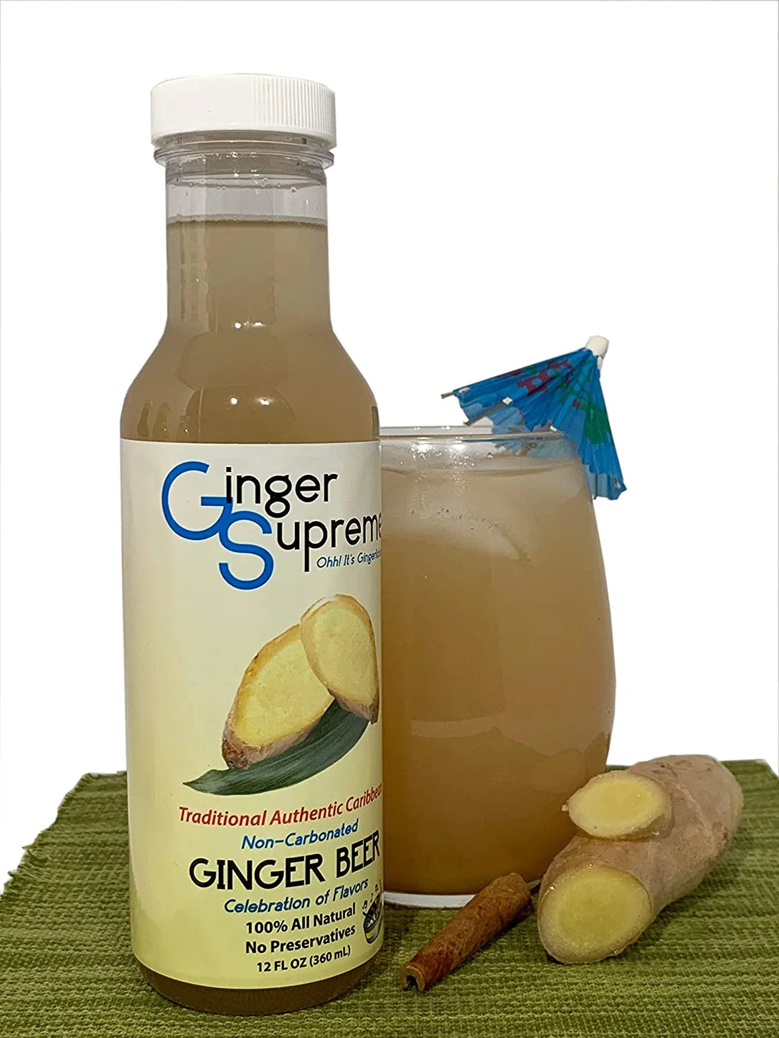 6-Pack Non-Carbonated Non-Alcoholic Ginger Beer B2523