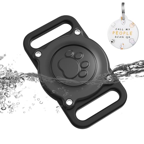 IP68 Waterproof Hard PC AirTag Holder for Dog & Cat Collar (1 Pack) A664006