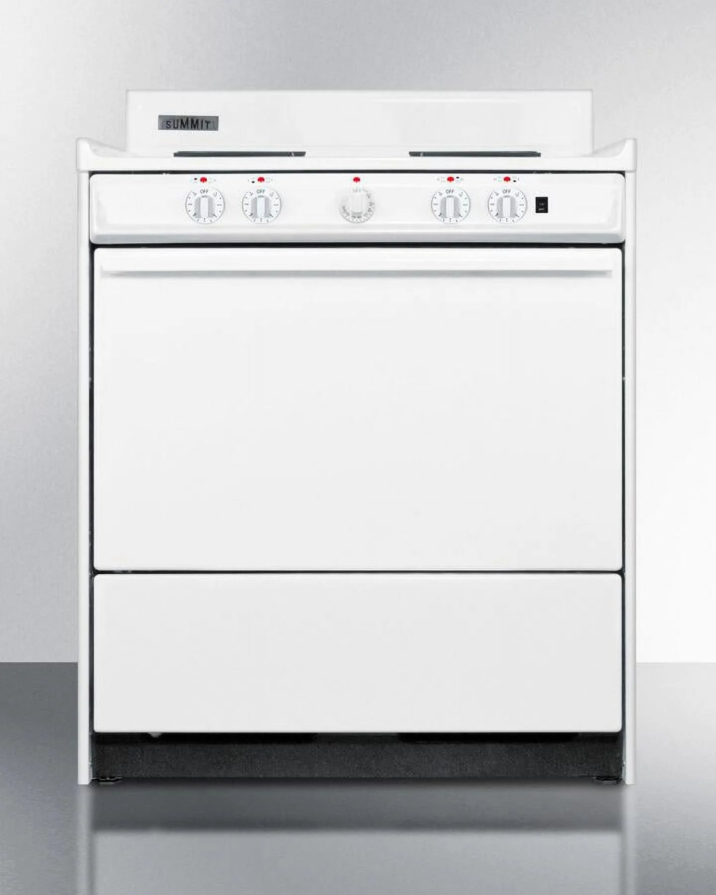 30" Freestanding Electric Range with 4 Burners 3.6 Cu. Ft. Capacity Manual Clean Storage Drawer Porcelain Oven in White E813