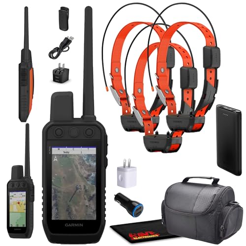 Garmin Alpha 300 Handheld Tracking and Training System with 3x Alpha TT25 Dog Collars, GPS V83495
