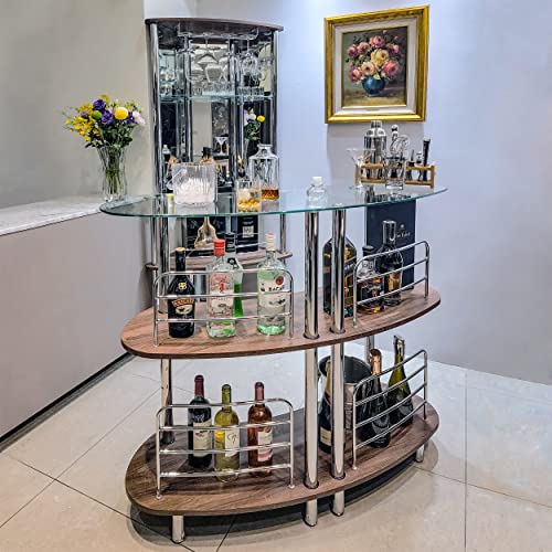Contemporary Modern Home Entertainment Liquor Bar Table M540249