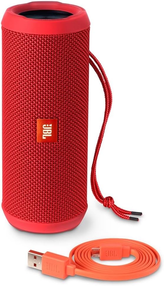 Red Splashproof Portable Bluetooth Speaker A2320