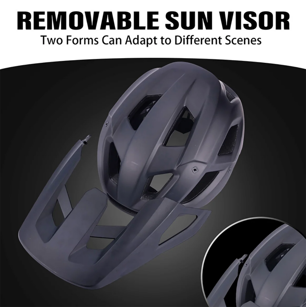 Yellow Adjustable Mountain Bike Helmet 55-61cm U2677