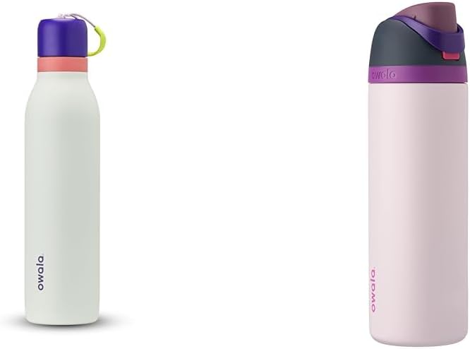 24oz 32oz Insulated Stainless Steel Water Bottles with Straw and Spout E46520