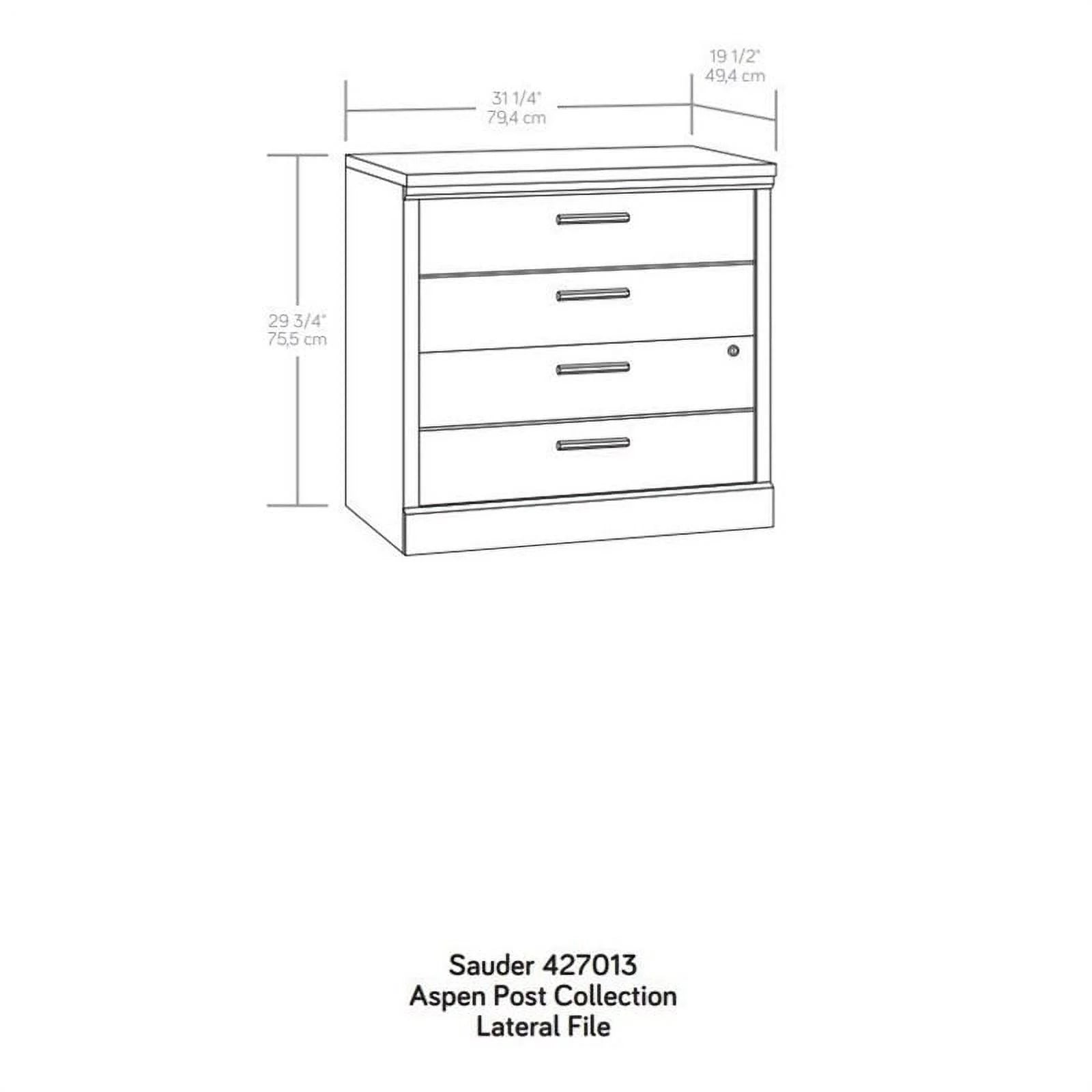 Traditional Engineered Wood Lateral File Cabinet in Prime Oak L5190