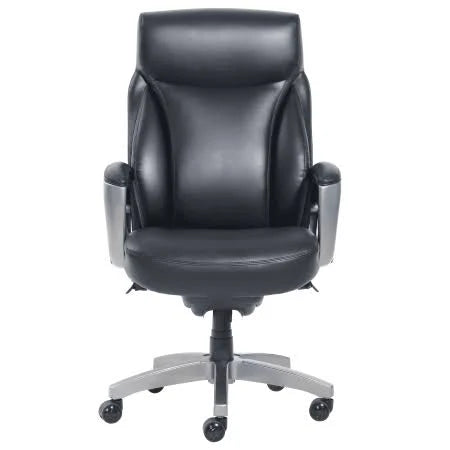 Black Bonded Leather Executive Chair S8917