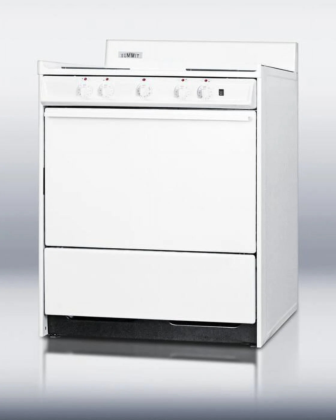 30" Freestanding Electric Range with 4 Burners 3.6 Cu. Ft. Capacity Manual Clean Storage Drawer Porcelain Oven in White E813
