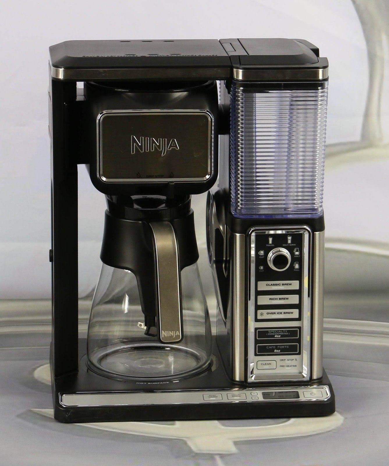 10-Cup Black Stainless Glass Carafe Coffee Brewer G1636