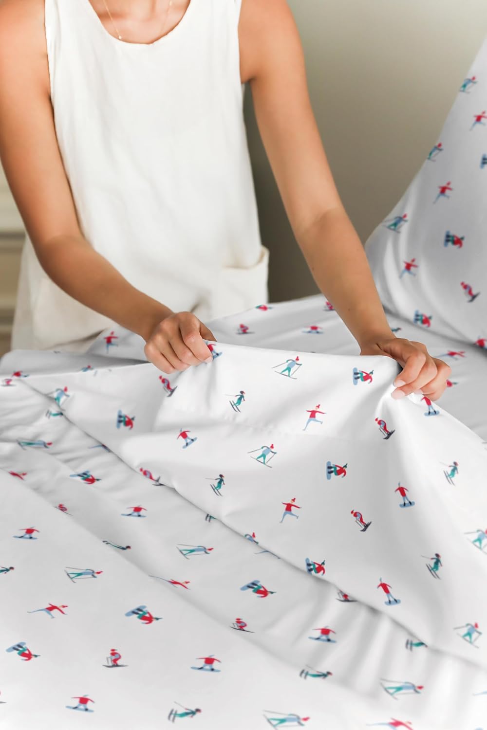 Queen Christmas Sheets 4 Piece Deep Pocket Sheet Set O937734