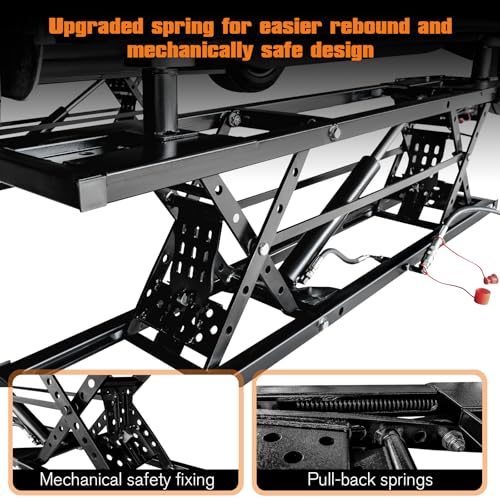 Portable Car Lift, 7000 LBS, 28" Maximum Height W58586