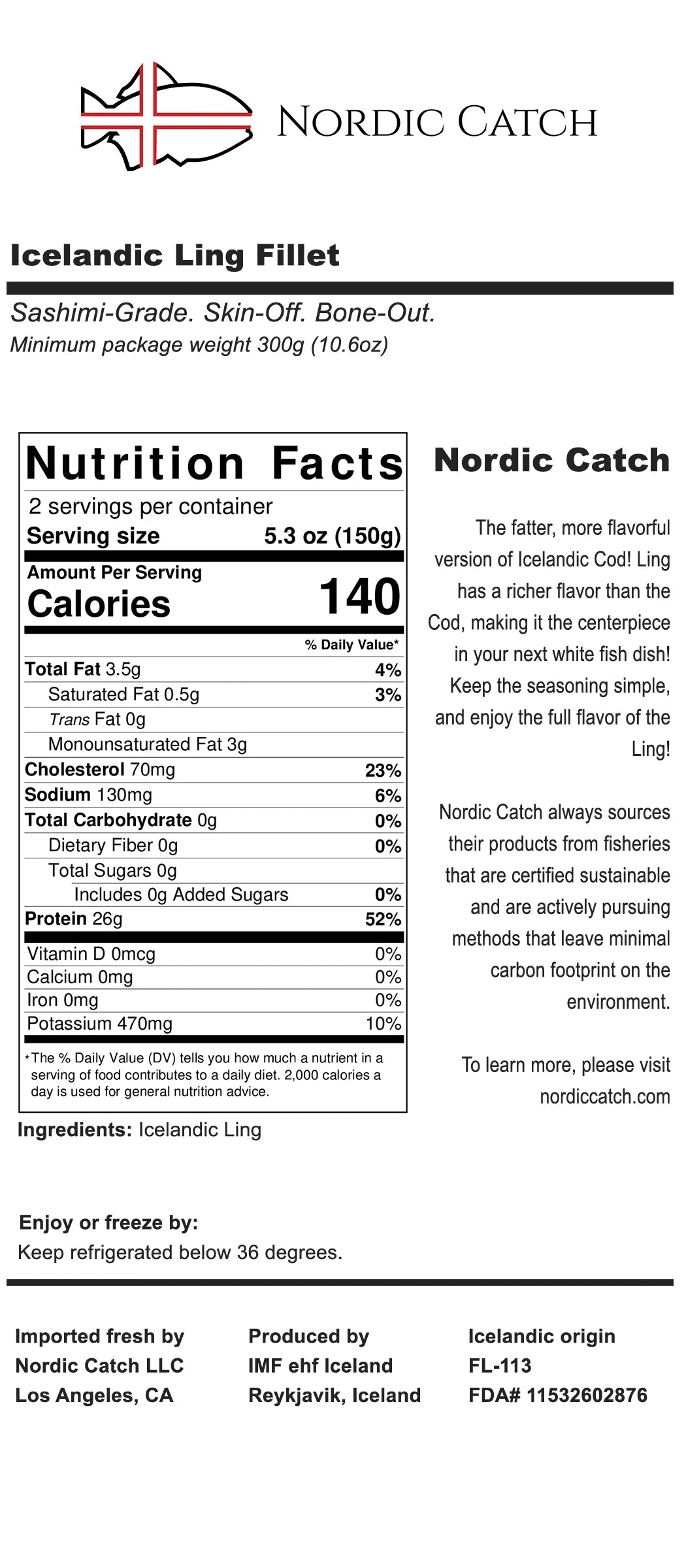 2lb Bundle Fresh Cod & Haddock C120845