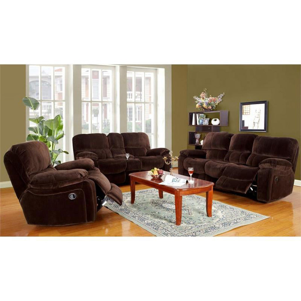 Chocolate Reclining Sofa T53993