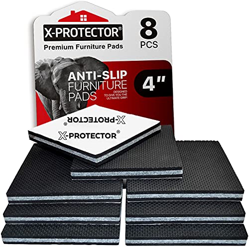 4 PCS Non Slip Self-Adhesive Rubber Furniture Pads D5244