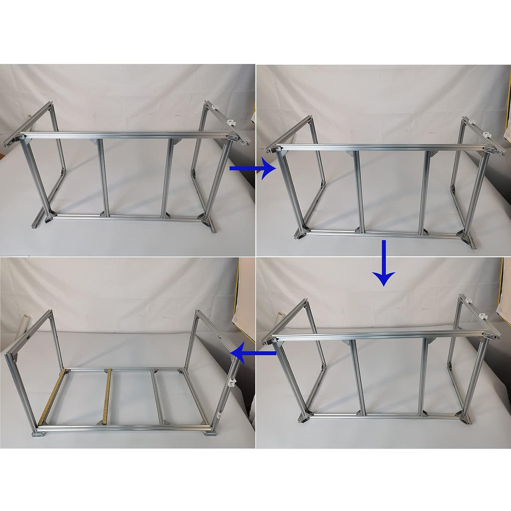 8 GPU Aluminum Mining Rig Open Air Frame Case K411