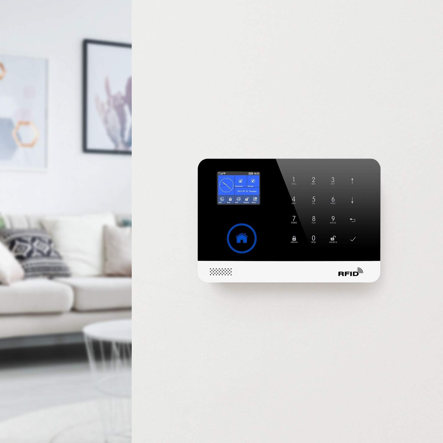 18 Piece Wireless DIY Burglar Alarm Security System J6175