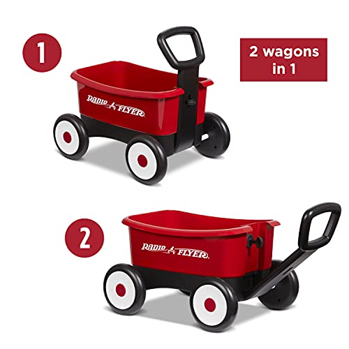 Red 2-in-1 Wagon with Beach and Garden Tools P9510