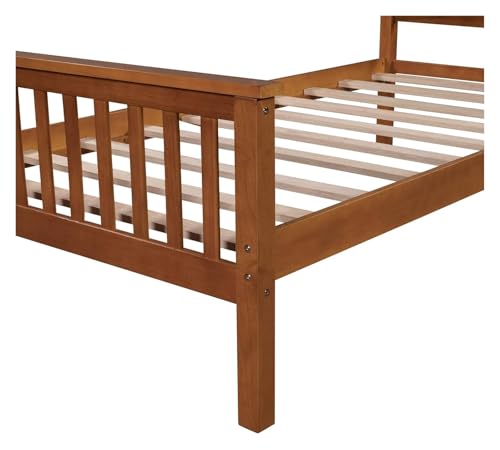 Twin Bed Frame Platform with Headboard and Footboard O503129