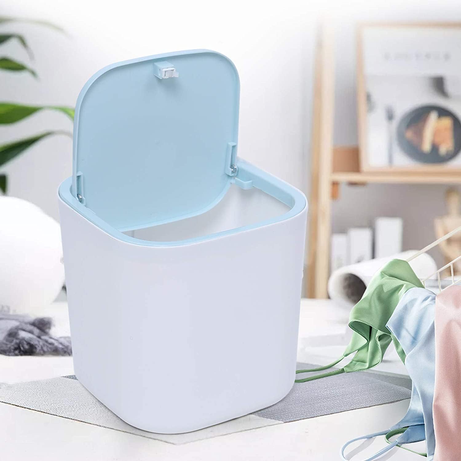 Compact Counter Top Portable Washing Machine, 6.69x6.69x6.69 Inch Blue V21280