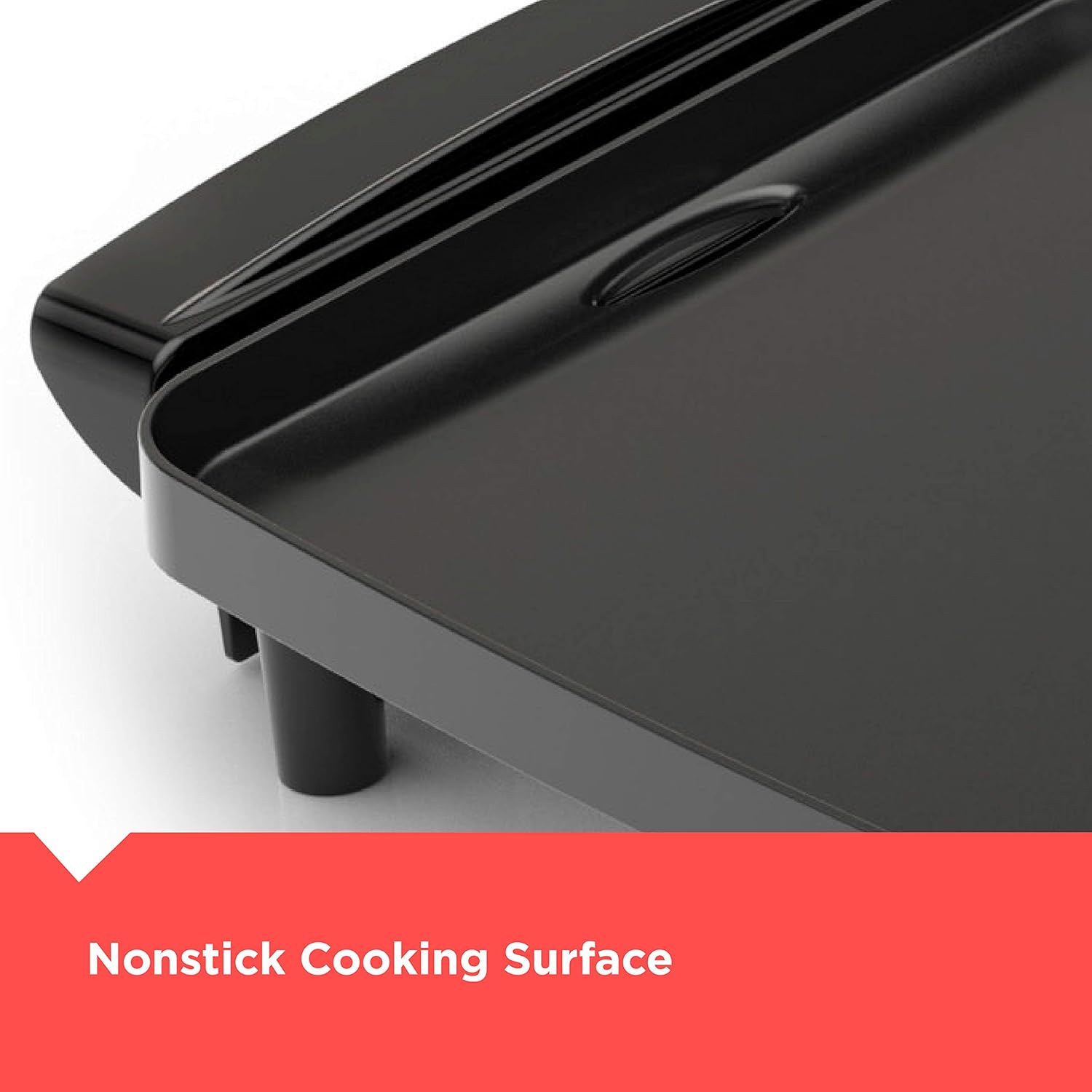 Black Electric Griddle with Removable Temperature Probe V544248