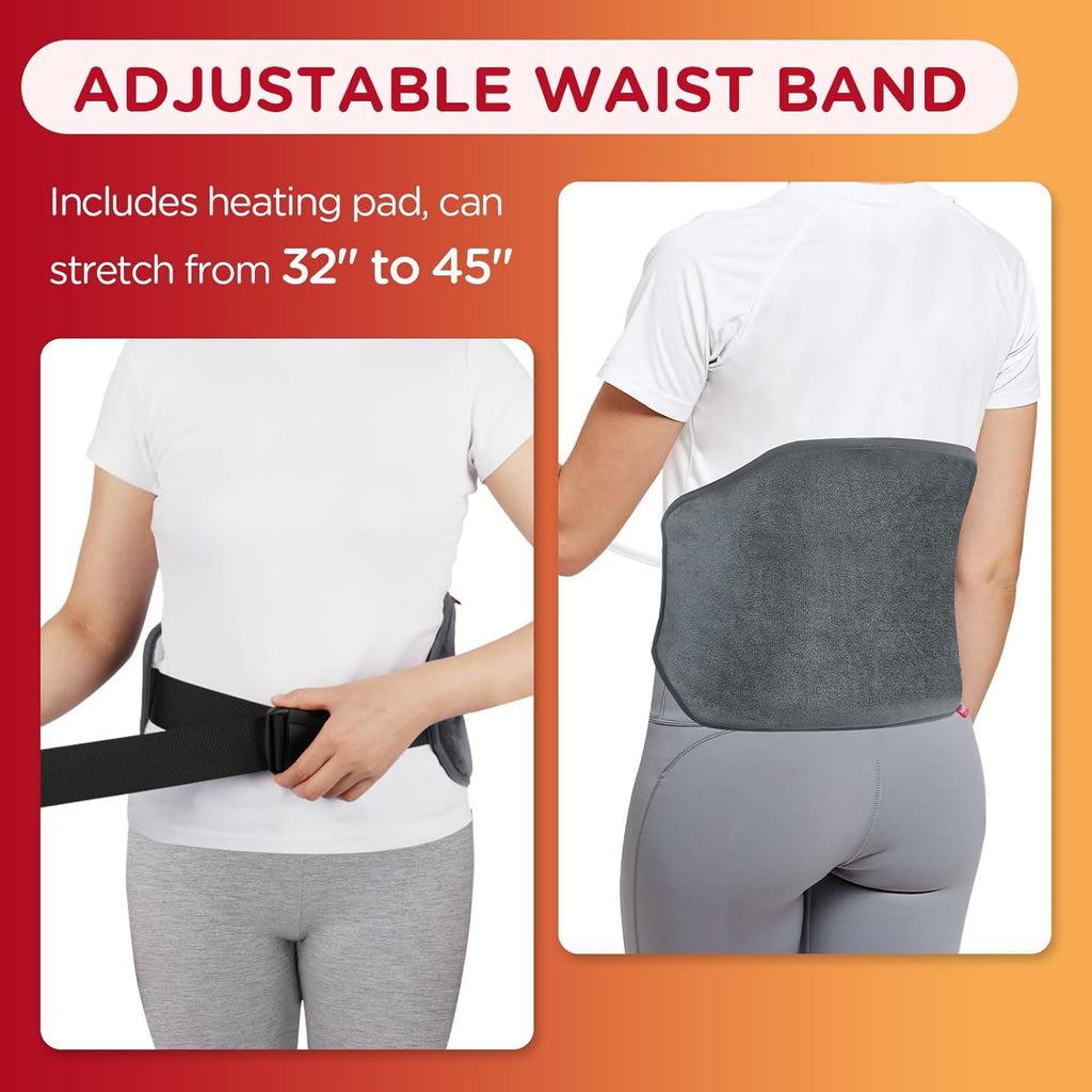 Heating Pad with Strap, 9 Heat Levels, 11 Auto-Off V302138