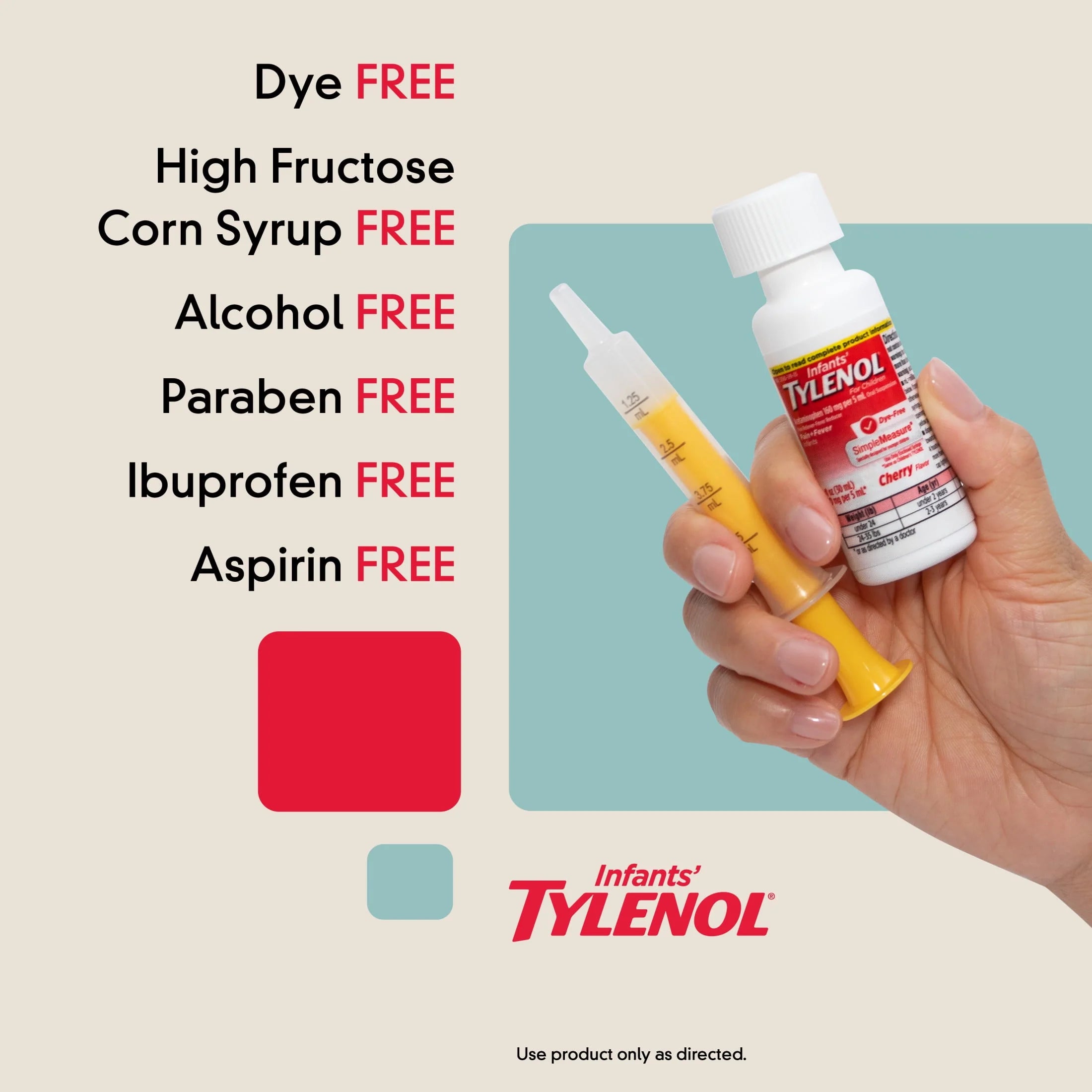 Dye-Free Acetaminophen Medicine, 1 fl. oz Q80273