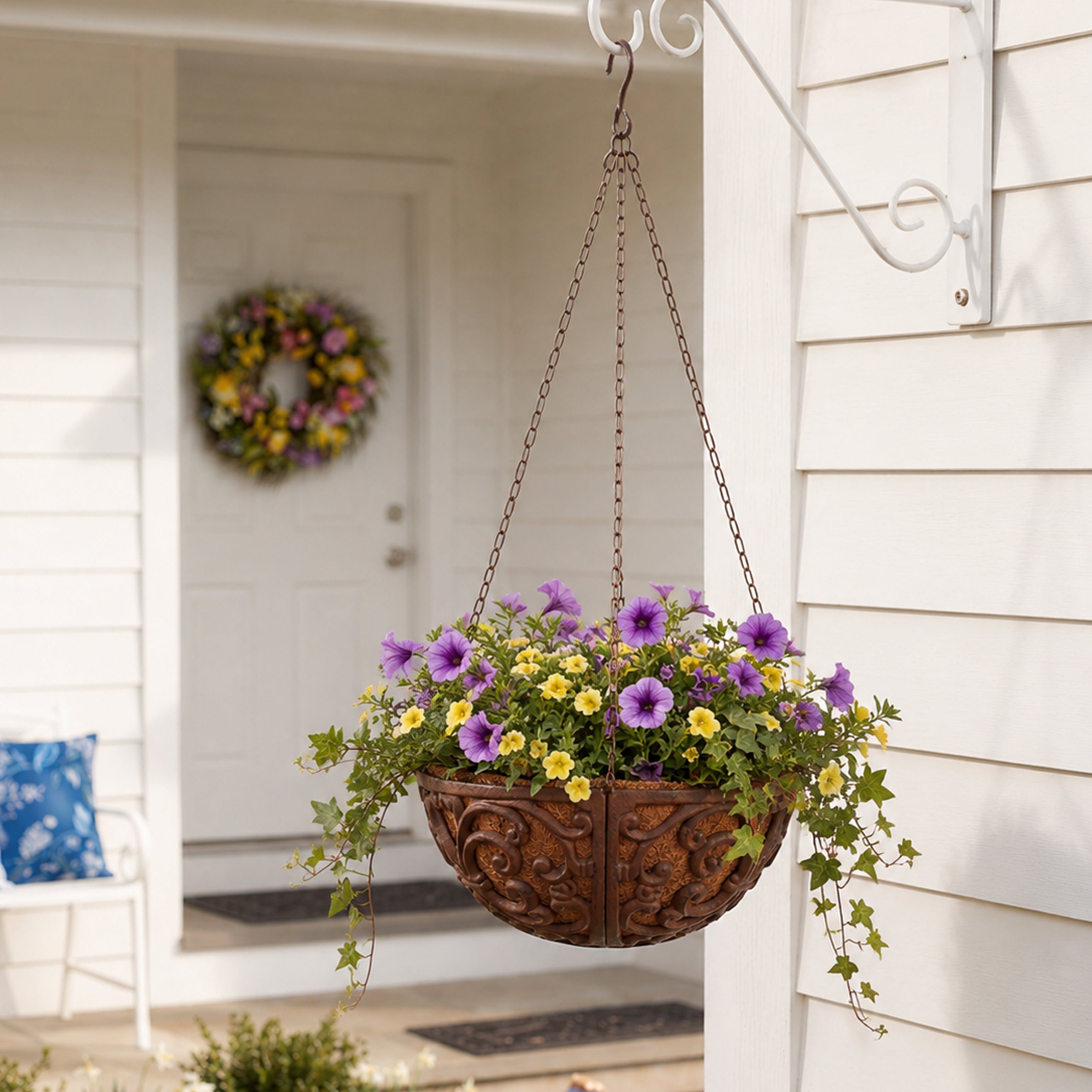 Cast Iron Hanging Planter